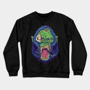 Monster Angry Gorilla Head Kong Crewneck Sweatshirt